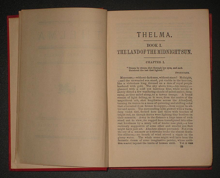 Thelma by Marie Corelli Thelma by Marie Corelli