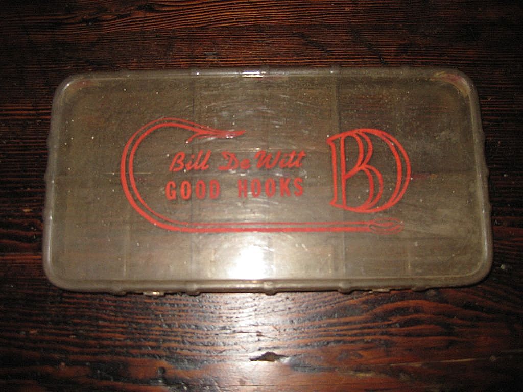Original Bill DeWitt Good Hooks Display Box Original Bill DeWitt Good Hooks Display Box