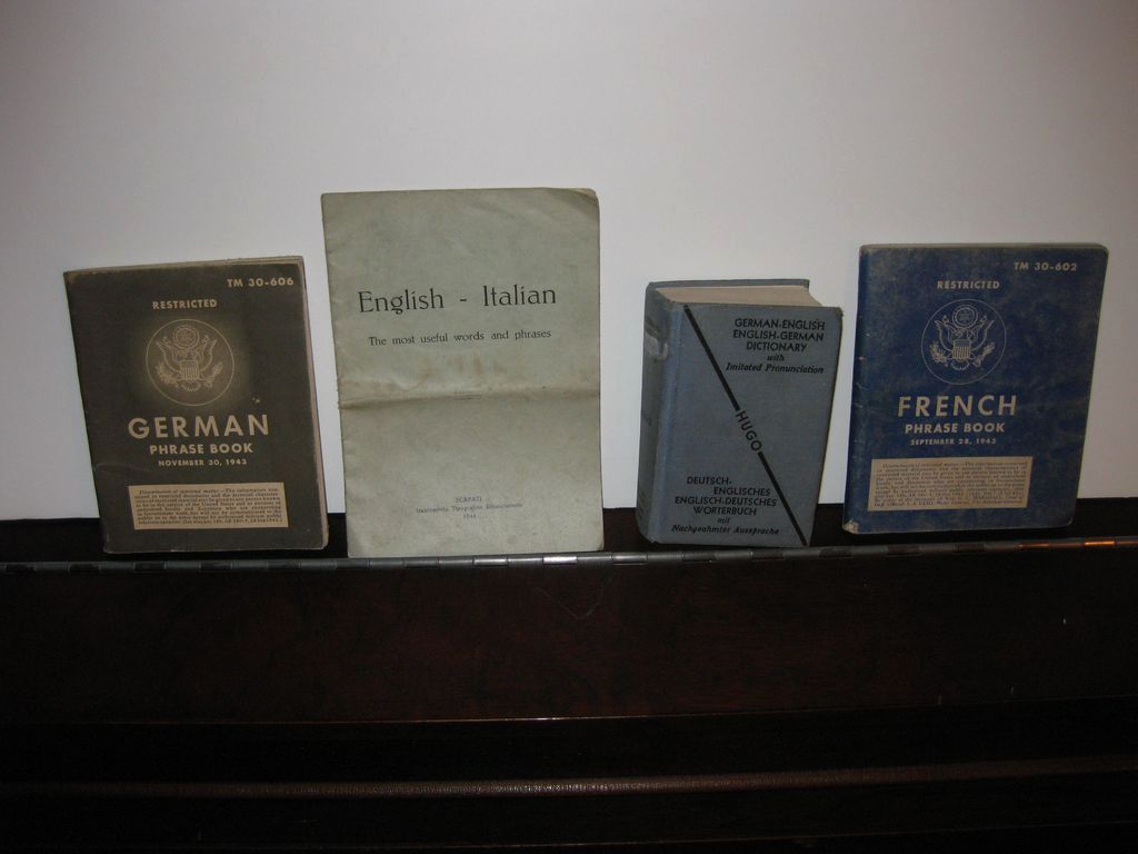 Vintage Group of Four WWII Era English Translation Books Vintage Group of Four WWII Era English Translation Books