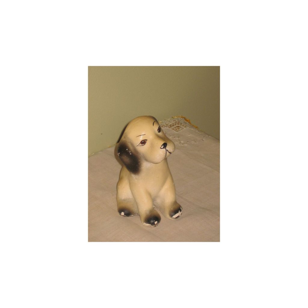 Chalk RCA Dog Type Figurine Chalk RCA Dog Type Figurine