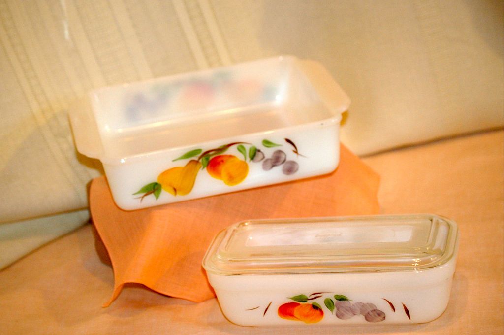 Fire King Gay Fad Fruits Baking Dishes Fire King Gay Fad Fruits Baking Dishes