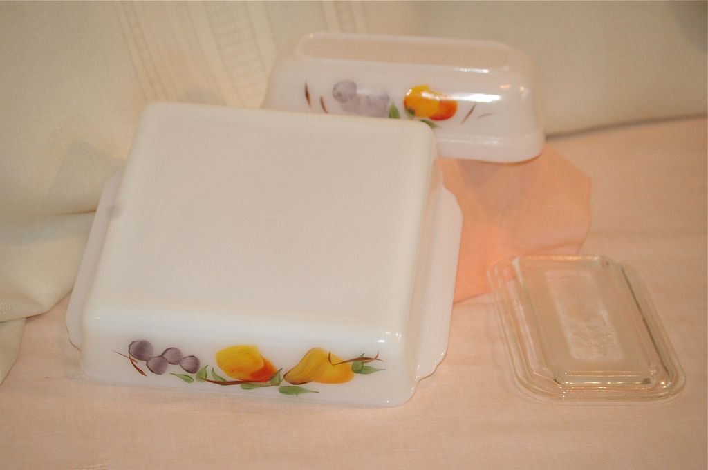 Fire King Gay Fad Fruits Baking Dishes Fire King Gay Fad Fruits Baking Dishes