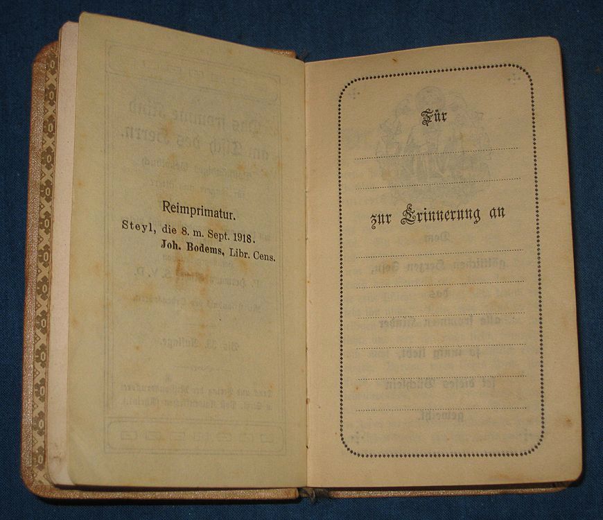 German/Catholic Prayer Book German/Catholic Prayer Book