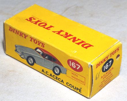 Vintage A.C. Aceca Coupe - Dinky Toys model 167 In Original Box Vintage A.C. Aceca Coupe - Dinky Toys model 167 In Original Box
