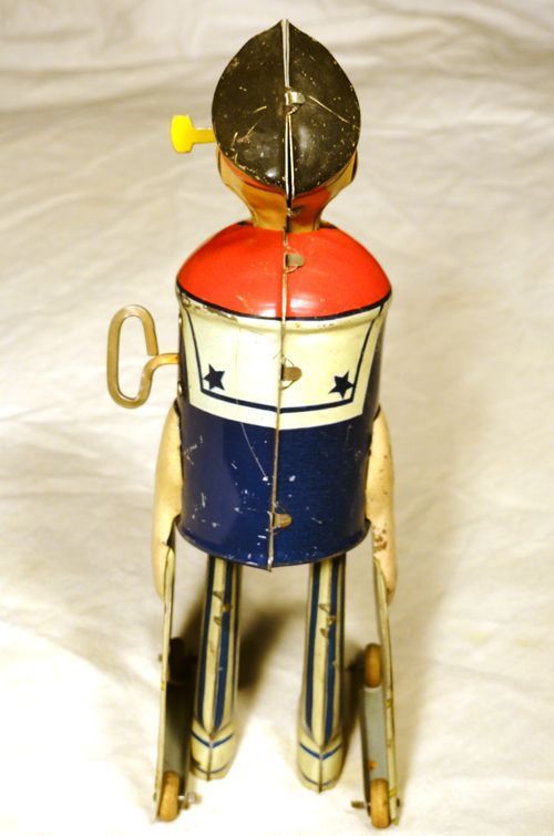 Marx Walking Popeye With Parrot Cages Windup Toy w/ Rare Box 1932 Marx Walking Popeye With Parrot Cages Windup Toy w/ Rare Box 1932
