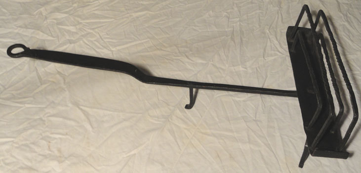 18th Century Primitive Wrought Iron Swivel Toaster Hearth Cooking Implement 18th Century Primitive Wrought Iron Swivel Toaster Hearth Cooking Implement