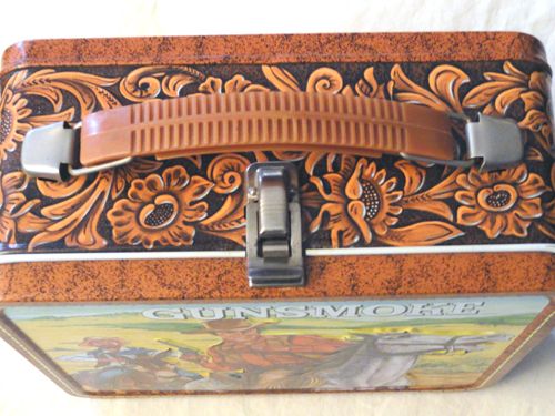 Vintage Gunsmoke Lunch Box 1972 (Mule Splashing) - NM Condition Vintage Gunsmoke Lunch Box 1972 (Mule Splashing) - NM Condition