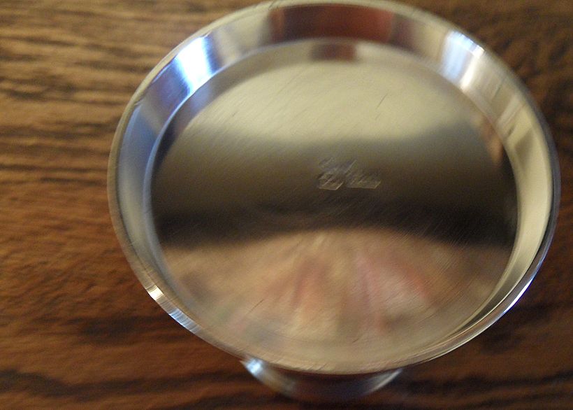 Vintage - Silver Plated - Vase or Cup marked Made in India Vintage - Silver Plated - Vase or Cup marked Made in India