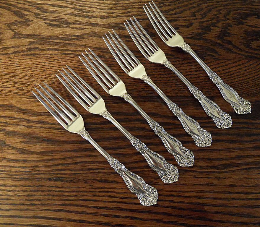 Antique - C Rogers & Bros A1 - Monogrammed - Forks (6) Antique - C Rogers & Bros A1 - Monogrammed - Forks (6)