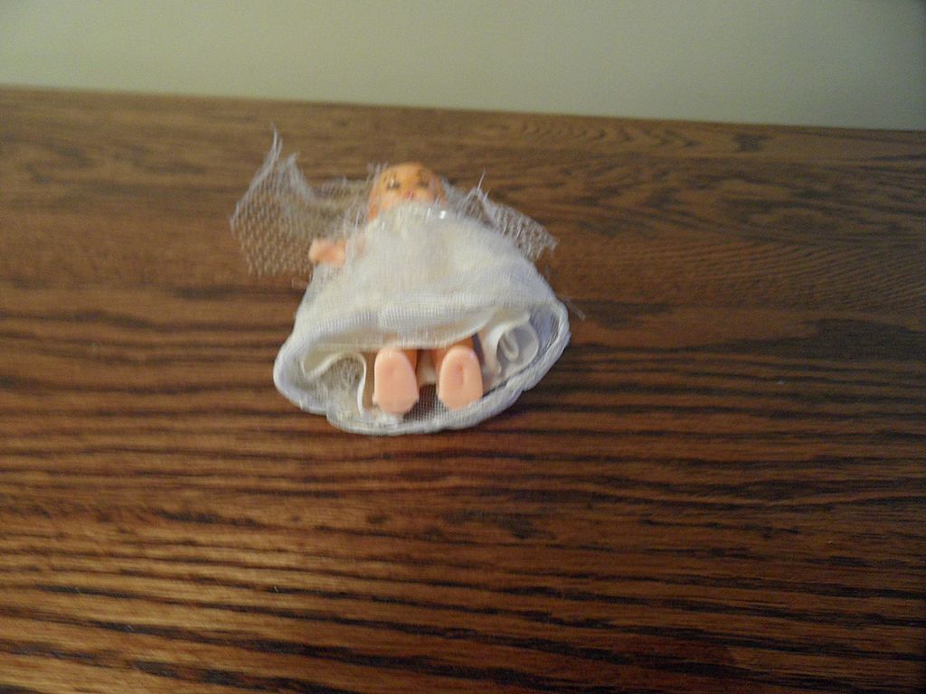 Vintage - Hard Plastic - Google Eye Doll - Wedding Dolly - 1940's Vintage - Hard Plastic - Google Eye Doll - Wedding Dolly - 1940's