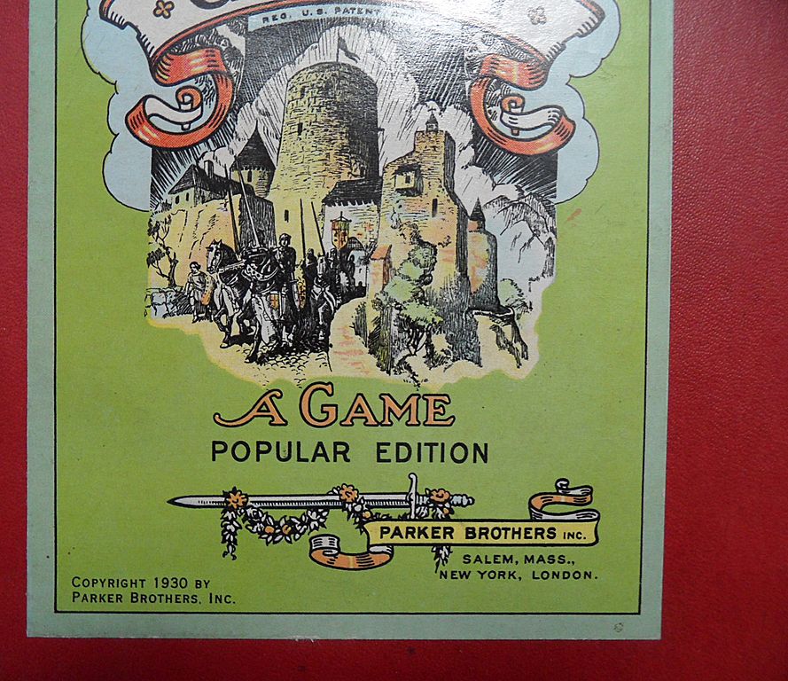 Vintage - 1930 Camelot Board Game - "A Game" Popular Edition Vintage - 1930 Camelot Board Game - "A Game" Popular Edition