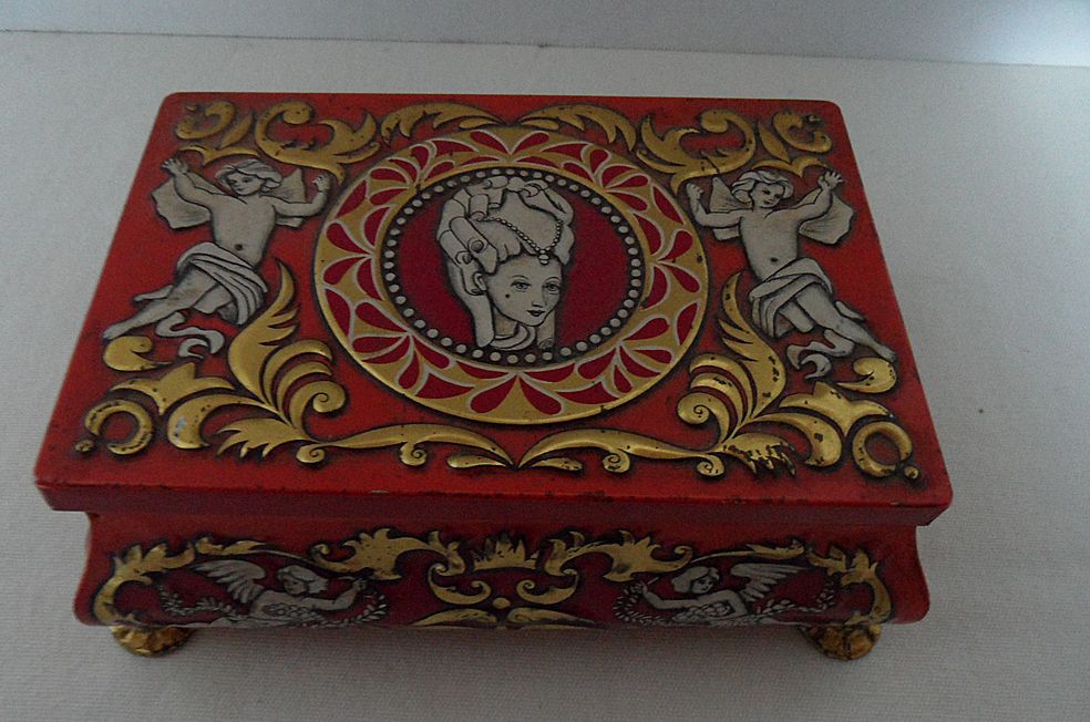Vintage - Tin Box - Made by Fricke & Nacke West Germany Vintage - Tin Box - Made by Fricke & Nacke West Germany