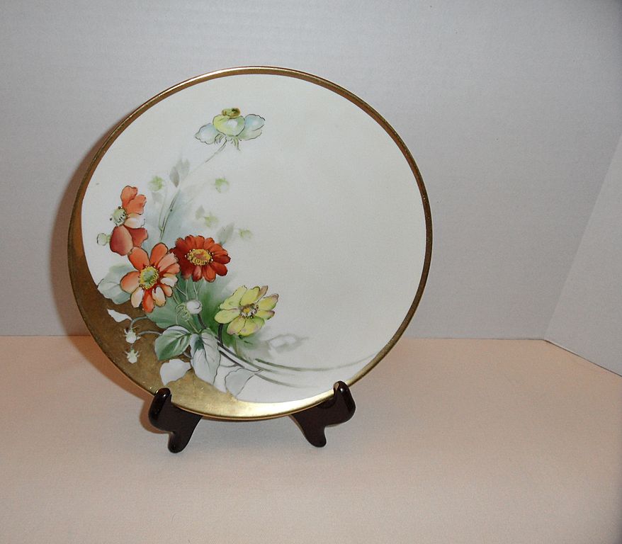 Nippon - Wall Plaque - Plate with Orange Blossoms Nippon - Wall Plaque - Plate with Orange Blossoms