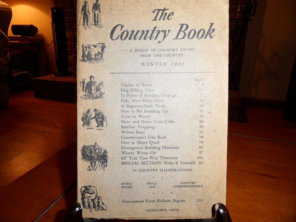 Vintage - "The Country Book" A Digest Of Living from the Country: Winter 1942 Vintage - "The Country Book" A Digest Of Living from the Country: Winter 1942