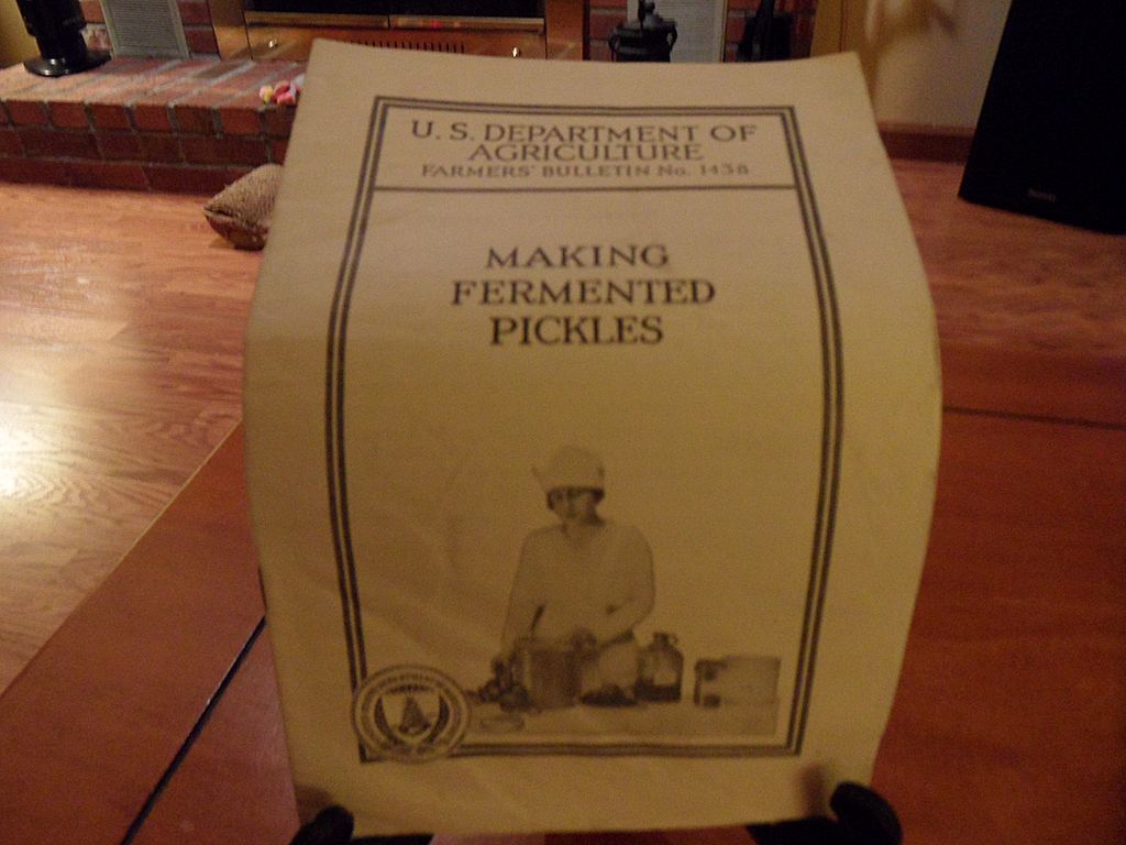 Vintage - "Making Fermented Pickles", US Dept of Agriculture, 1941 Vintage - "Making Fermented Pickles", US Dept of Agriculture, 1941