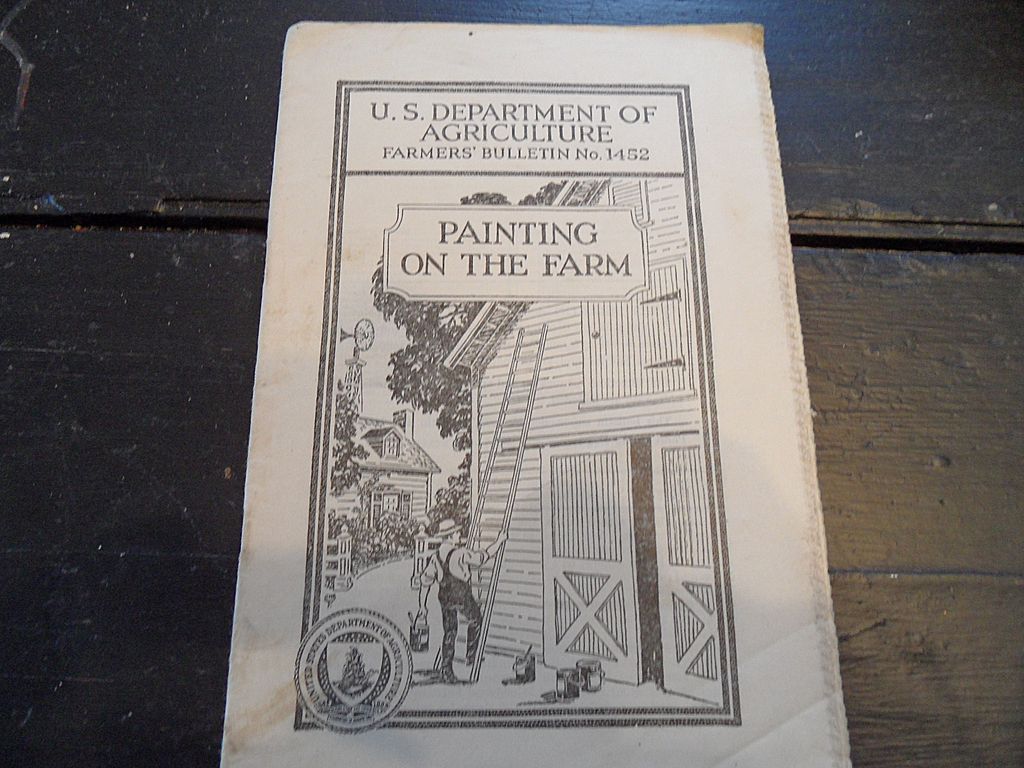 Vintage - "Painting on the Farm", US Dept of Agriculture, 1938 Vintage - "Painting on the Farm", US Dept of Agriculture, 1938
