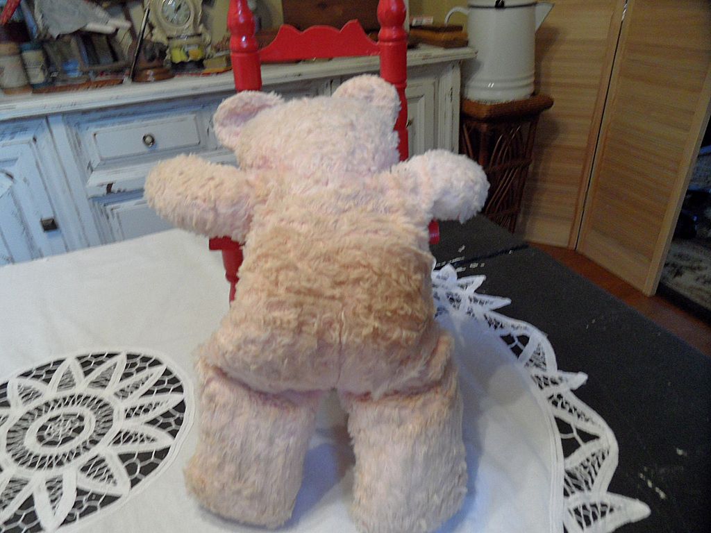 Vintage - 1950's Teddy Bear - Pink Vintage - 1950's Teddy Bear - Pink