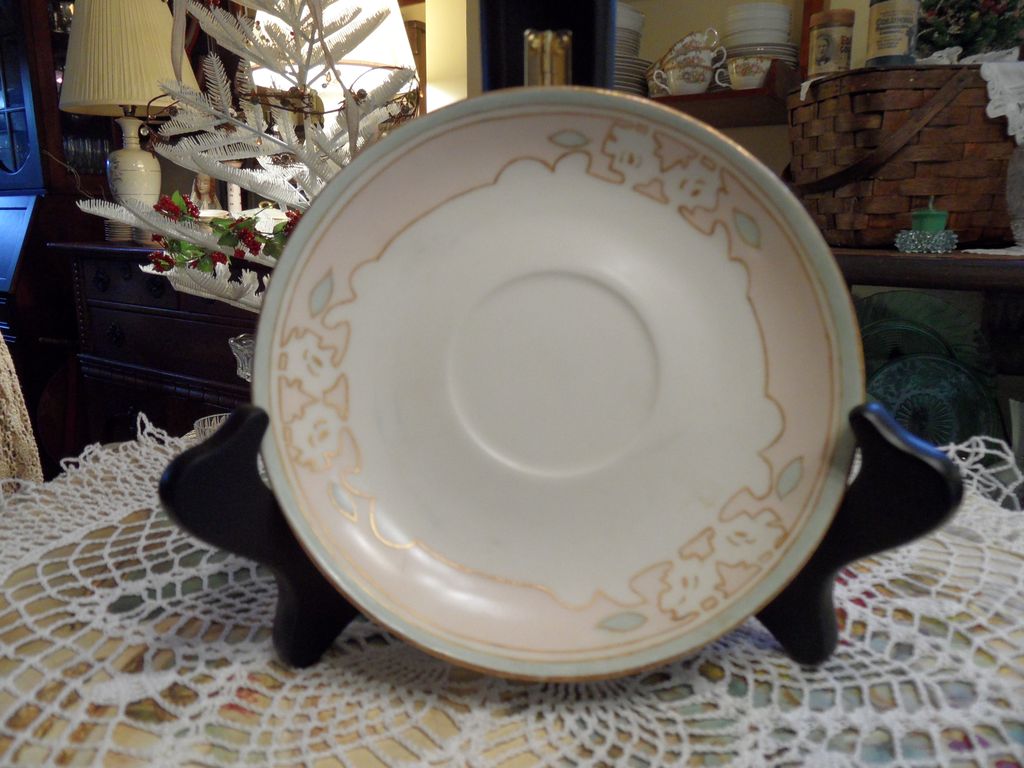 Antique - Limoges - Artist Signed - Saucer Antique - Limoges - Artist Signed - Saucer