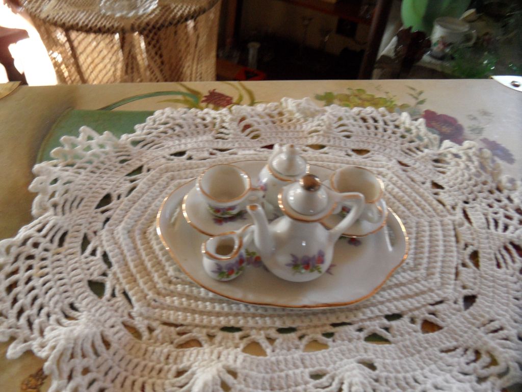 Vintage - Child's Porcelain Tea Set Vintage - Child's Porcelain Tea Set
