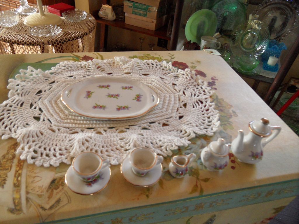 Vintage - Child's Porcelain Tea Set Vintage - Child's Porcelain Tea Set