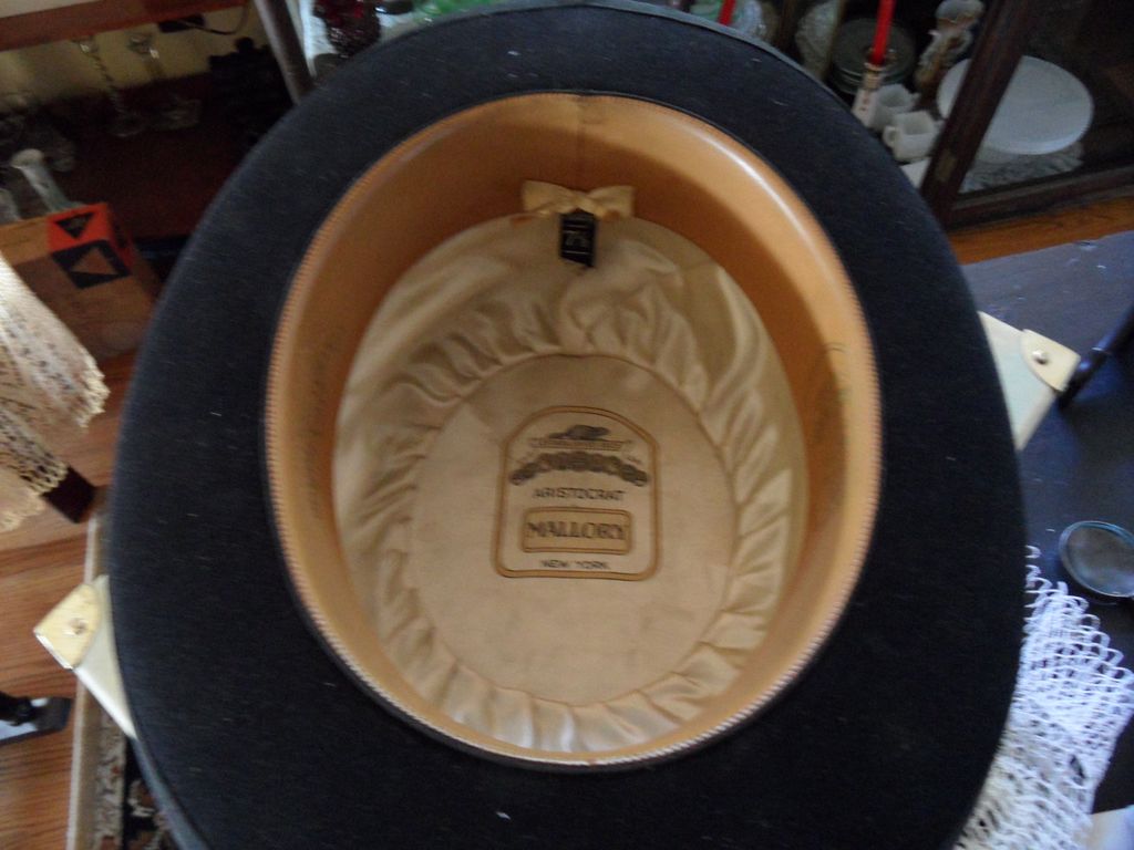 Vintage - 1920's Men's Derby Hat - Aristocrat - Mallory Vintage - 1920's Men's Derby Hat - Aristocrat - Mallory