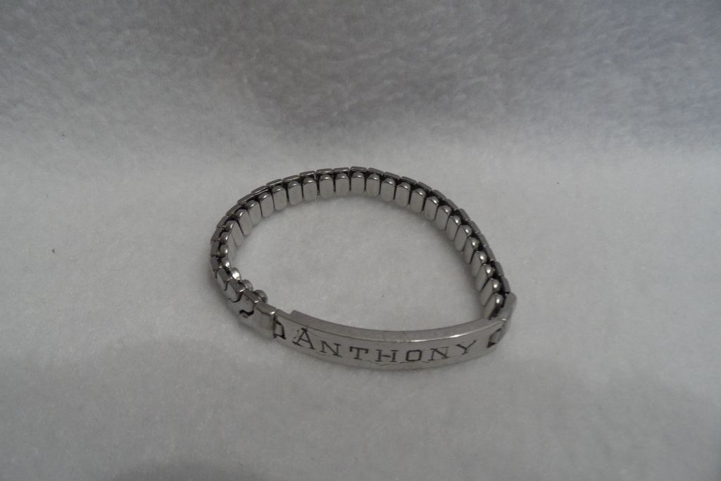 Vintage - .925 Sterling Silver - ID Bracelet - Anthony Vintage - .925 Sterling Silver - ID Bracelet - Anthony
