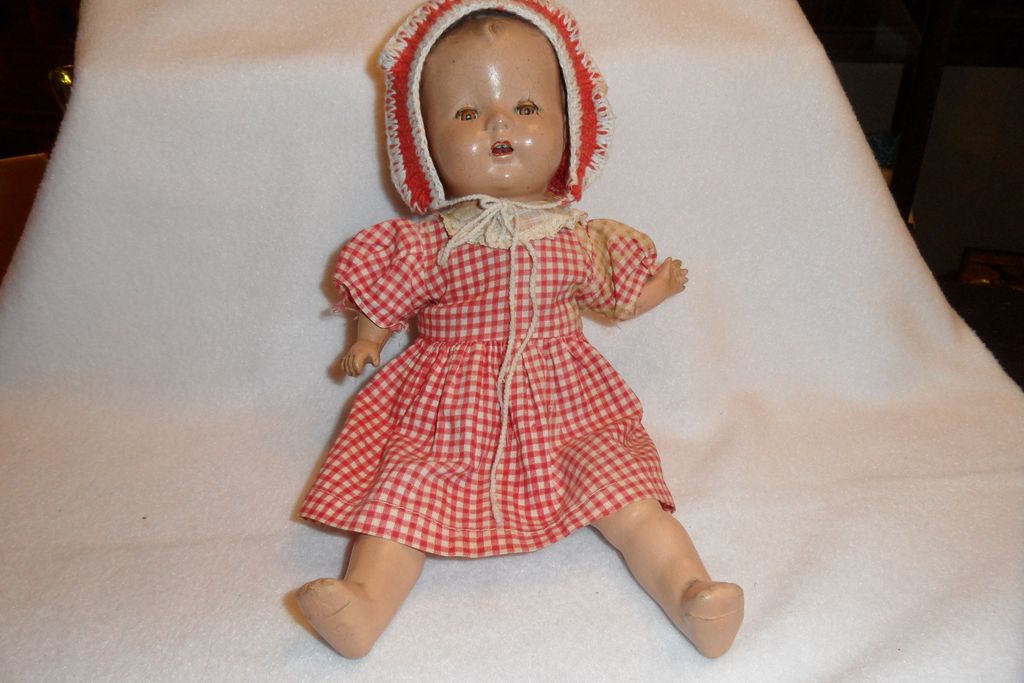 Vintage - Composition Doll - 1930's - 13" Vintage - Composition Doll - 1930's - 13"