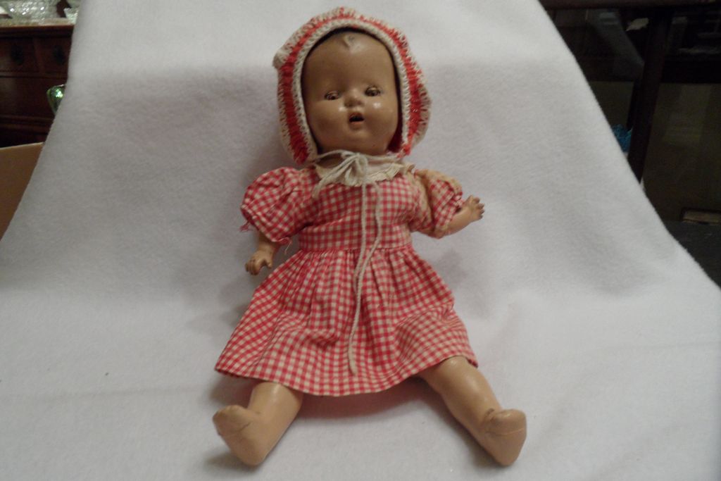 Vintage - Composition Doll - 1930's - 13" Vintage - Composition Doll - 1930's - 13"