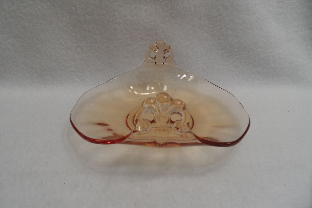 Vintage - Depression Glass - Amber - Nappy Vintage - Depression Glass - Amber - Nappy