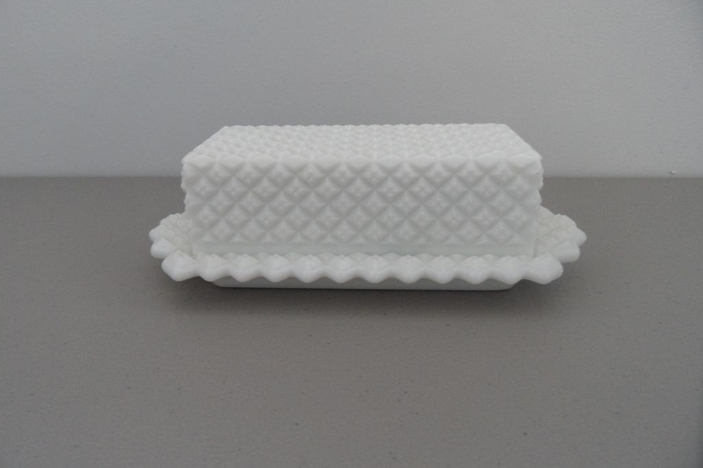 Vintage - Milk Glass - Butter Dish Vintage - Milk Glass - Butter Dish