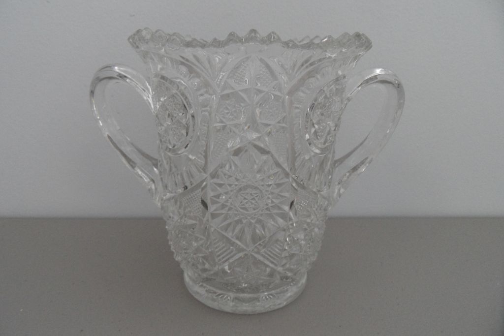 Vintage - Loving Vase - Cut Glass Vintage - Loving Vase - Cut Glass