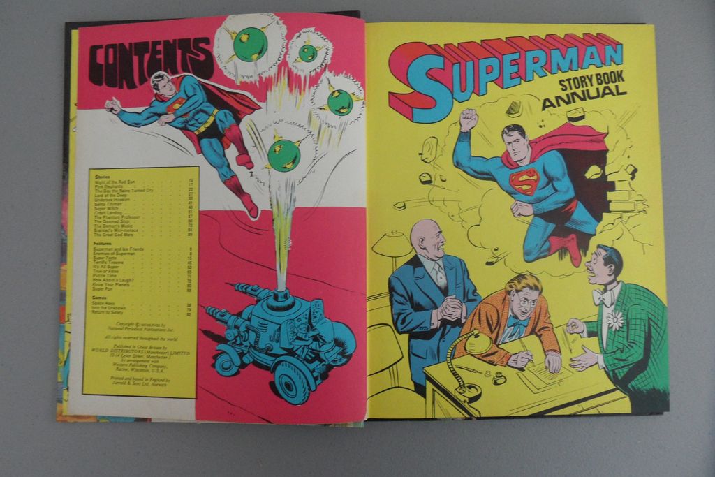 Vintage - Hard Cover - Superman! - 1969 Vintage - Hard Cover - Superman! - 1969