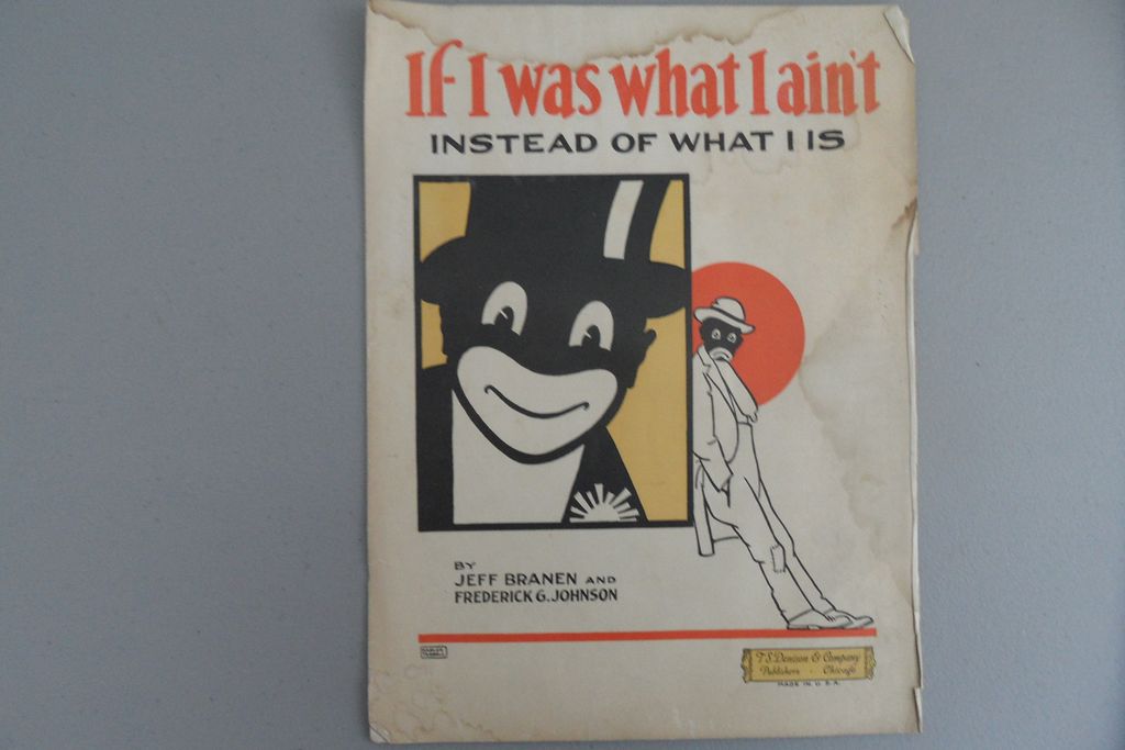 Vintage - 1922 Jeff Branen and Frederick G. Johnson - Black Americana Sheet Music Vintage - 1922 Jeff Branen and Frederick G. Johnson - Black Americana Sheet Music