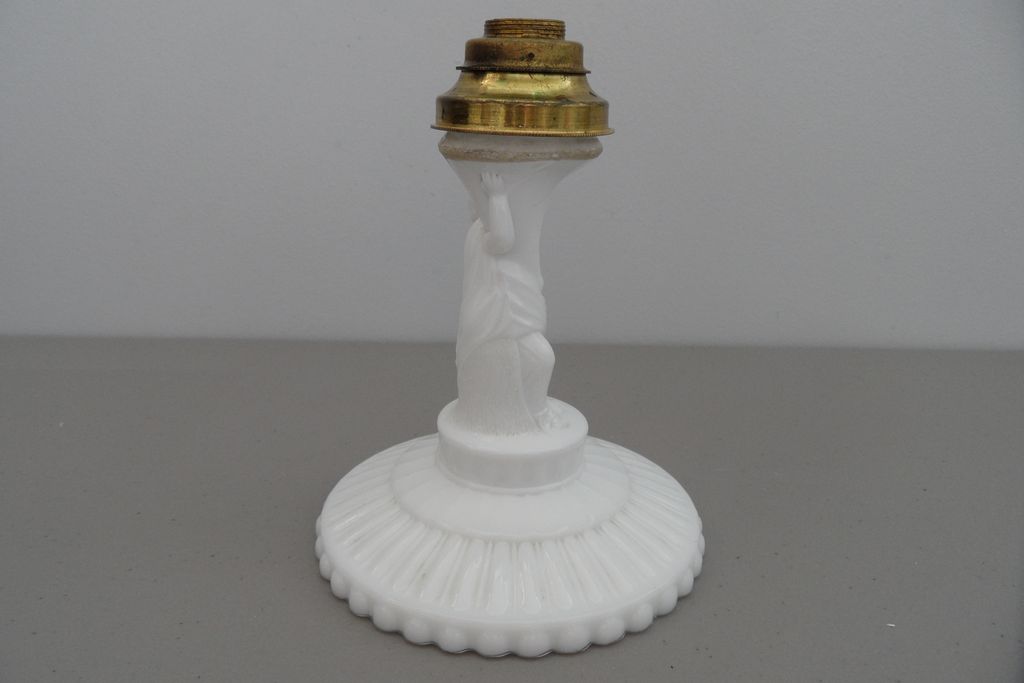 Vintage - Milk Glass - Candle Holder Vintage - Milk Glass - Candle Holder