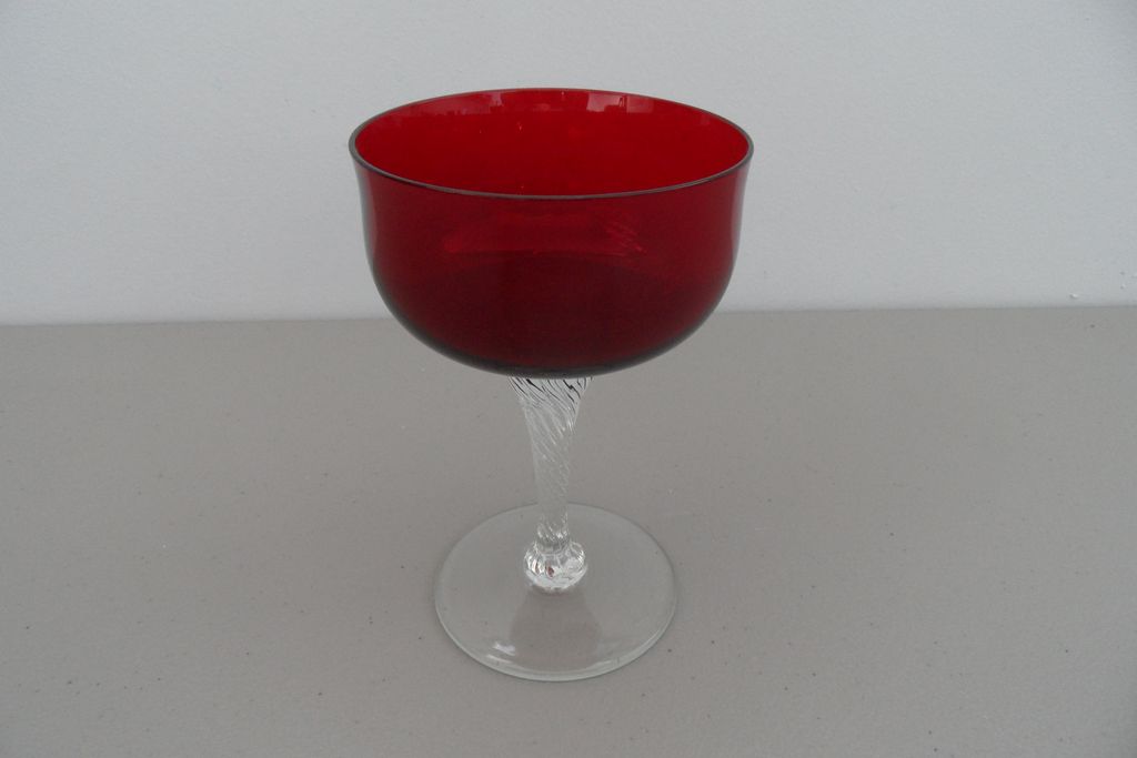 Vintage - Ruby Red Glass Vintage - Ruby Red Glass