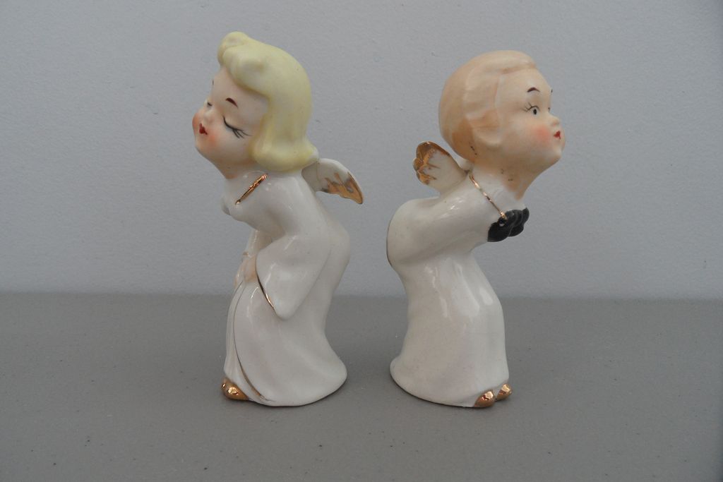 Vintage - Kissing Angels - Figurines - Japan Vintage - Kissing Angels - Figurines - Japan