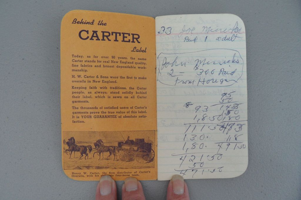 Vintage - Carter's Dungaree's Advertising Booklet Vintage - Carter's Dungaree's Advertising Booklet