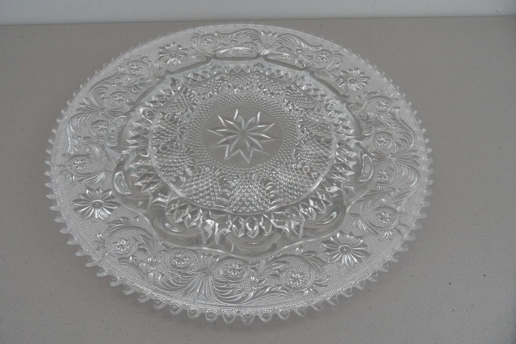 Vintage - Glass Egg Server Vintage - Glass Egg Server