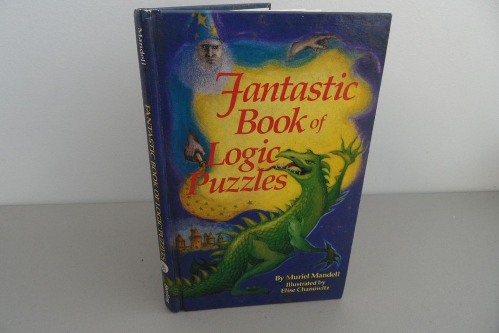 Vintage - Book - Fantastic Book of Logic Puzzles by Muriel Mandell Vintage - Book - Fantastic Book of Logic Puzzles by Muriel Mandell