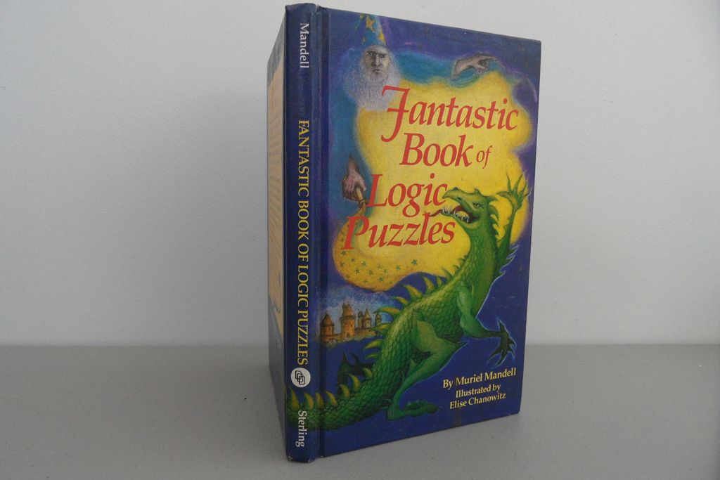 Vintage - Book - Fantastic Book of Logic Puzzles by Muriel Mandell Vintage - Book - Fantastic Book of Logic Puzzles by Muriel Mandell