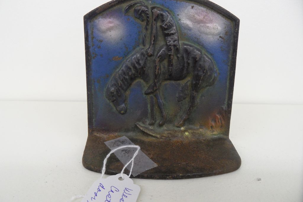 Vintage - Door Stop - Cast Iron - Indian on Horse Vintage - Door Stop - Cast Iron - Indian on Horse