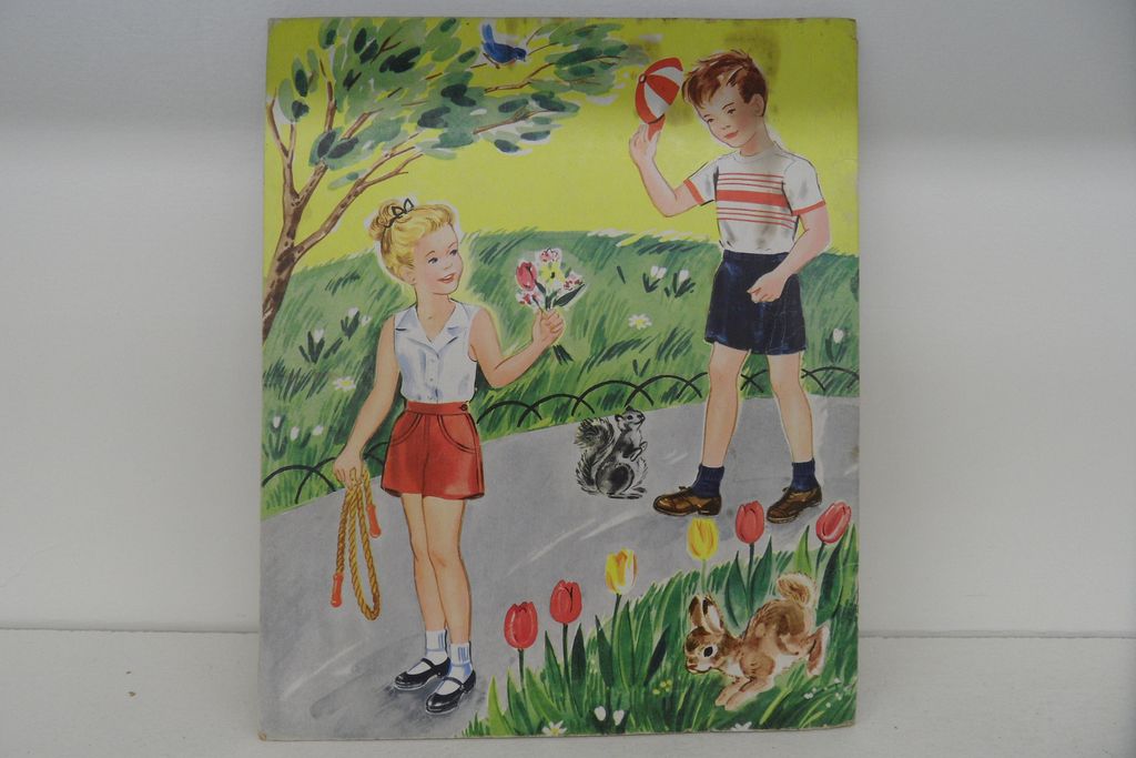 Vintage - Paper Doll Book - Boys and Girls! - 1955 Vintage - Paper Doll Book - Boys and Girls! - 1955