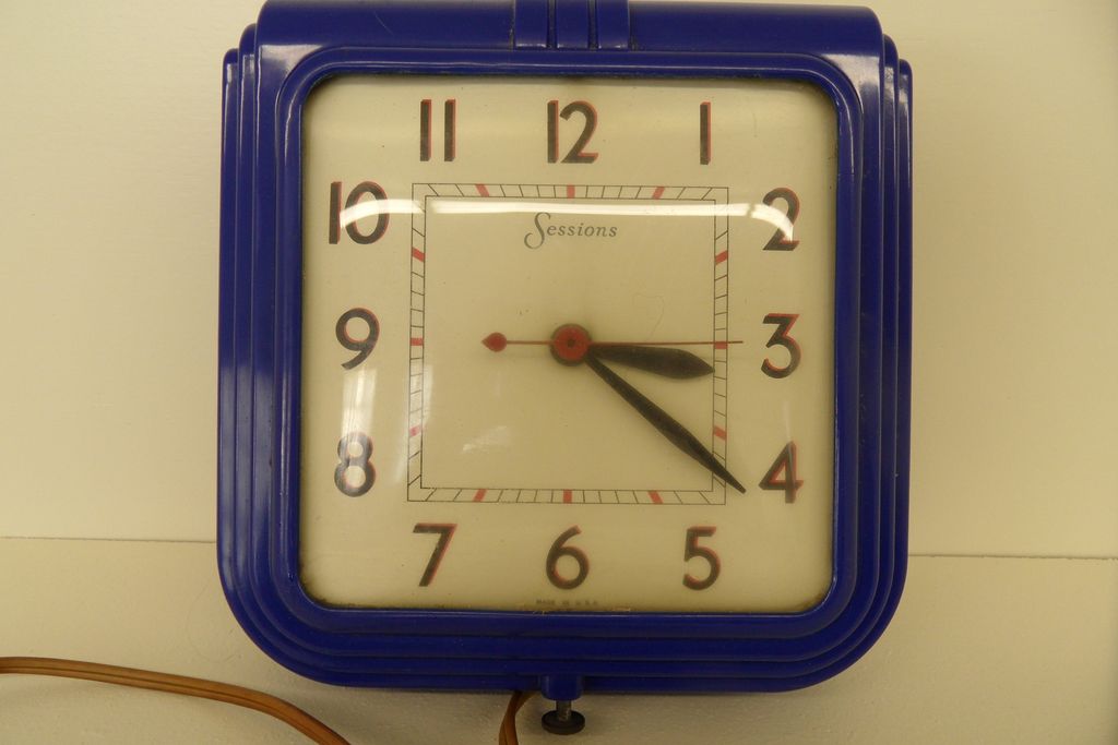 Vintage - The Sessions Clock - Electric - 50's Vintage - The Sessions Clock - Electric - 50's