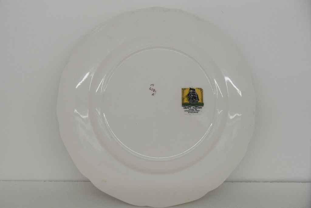Vintage - Plate - Copper Lustreware - Grays Pottery Vintage - Plate - Copper Lustreware - Grays Pottery