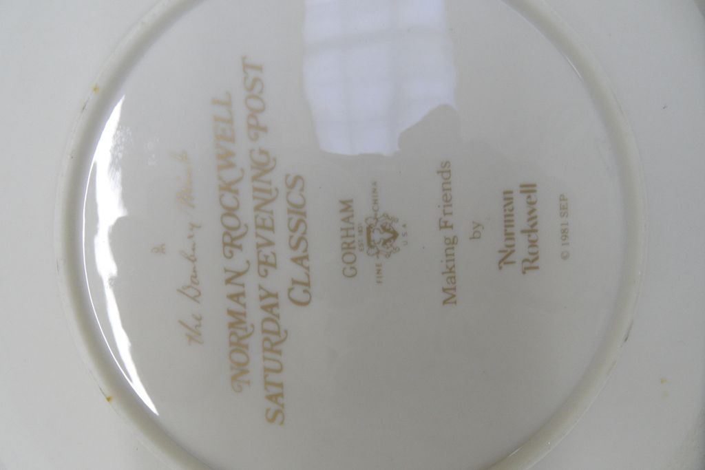 Vintage - Set of Two - Norman Rockwell Display Plates - 1981 Vintage - Set of Two - Norman Rockwell Display Plates - 1981