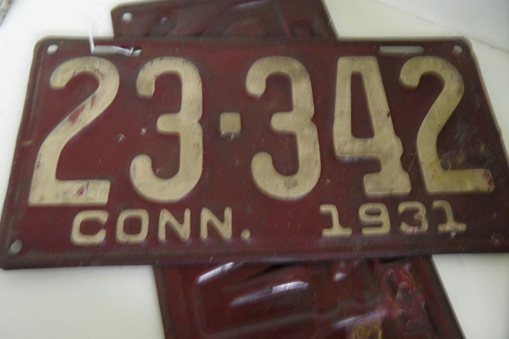 Vintage - 1931 License Plate Vintage - 1931 License Plate