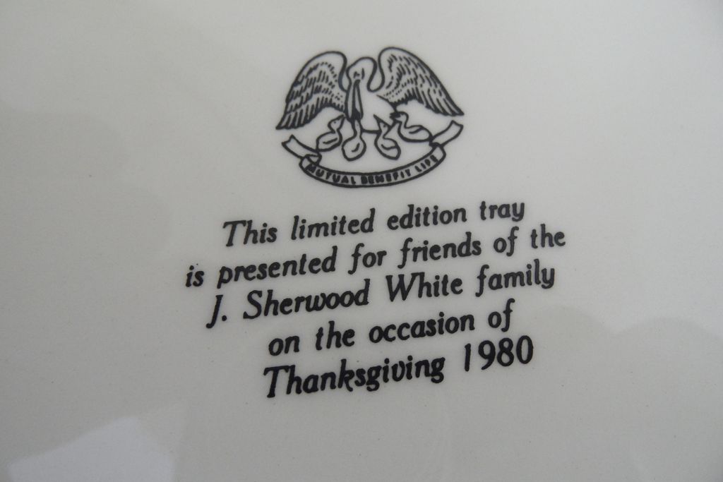 Vintage - Porcelain Tray - Pelican Vintage - Porcelain Tray - Pelican