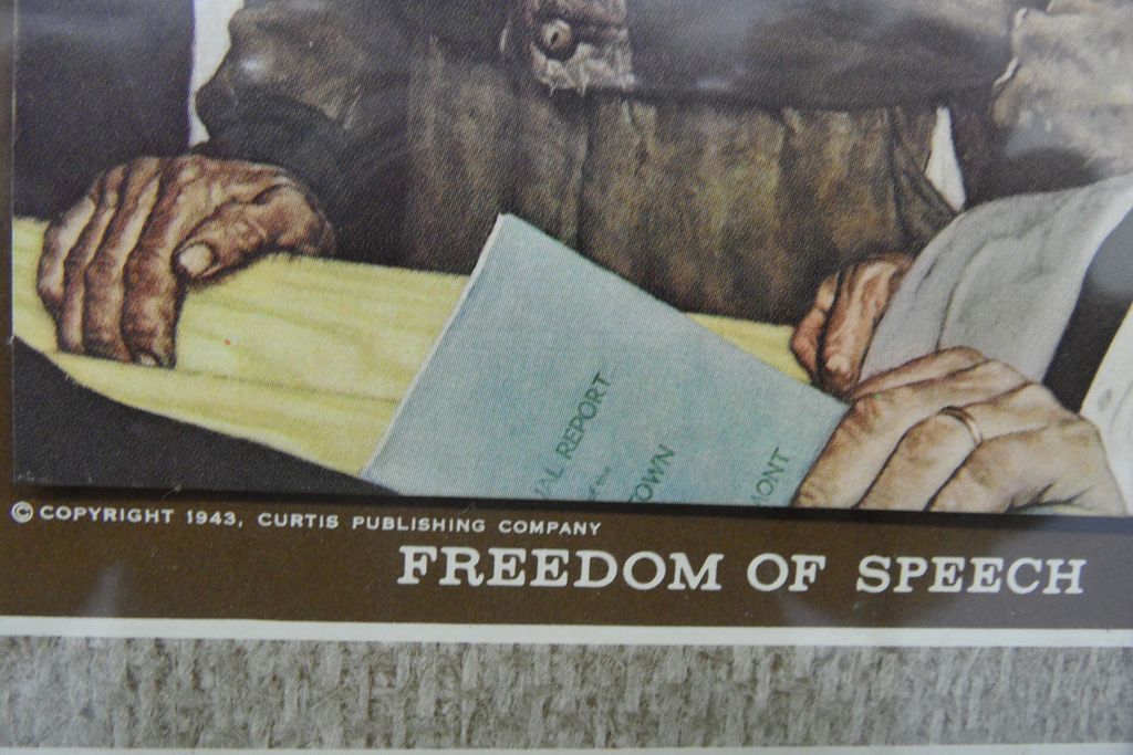 Vintage - Coin Collection - Normal Rockwell's Freedom of Speech - 1900-1973 Vintage - Coin Collection - Normal Rockwell's Freedom of Speech - 1900-1973