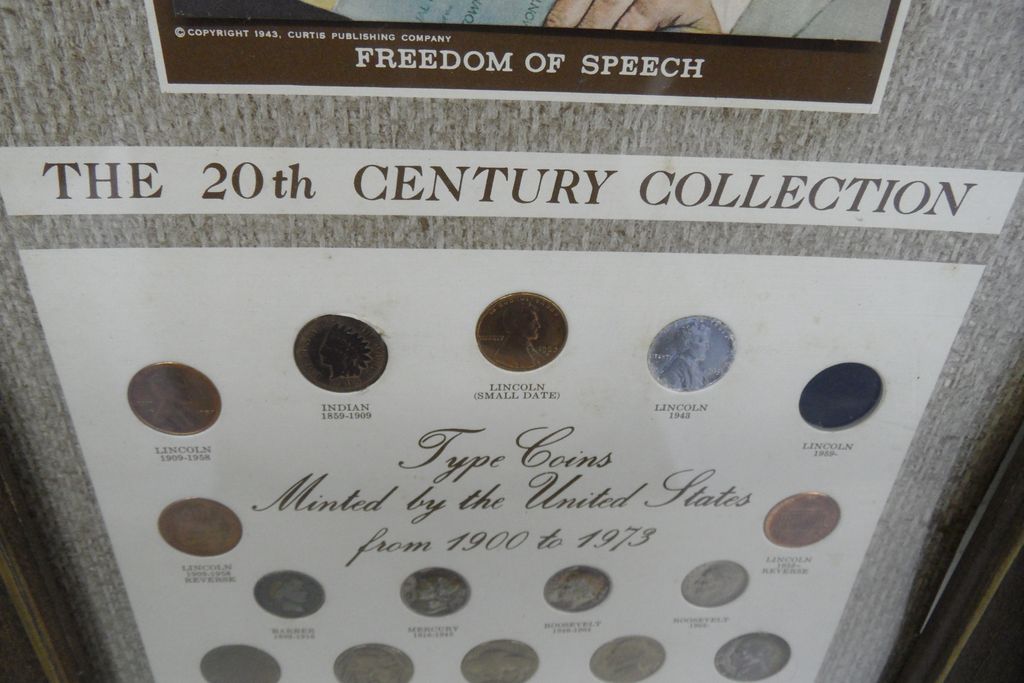 Vintage - Coin Collection - Normal Rockwell's Freedom of Speech - 1900-1973 Vintage - Coin Collection - Normal Rockwell's Freedom of Speech - 1900-1973