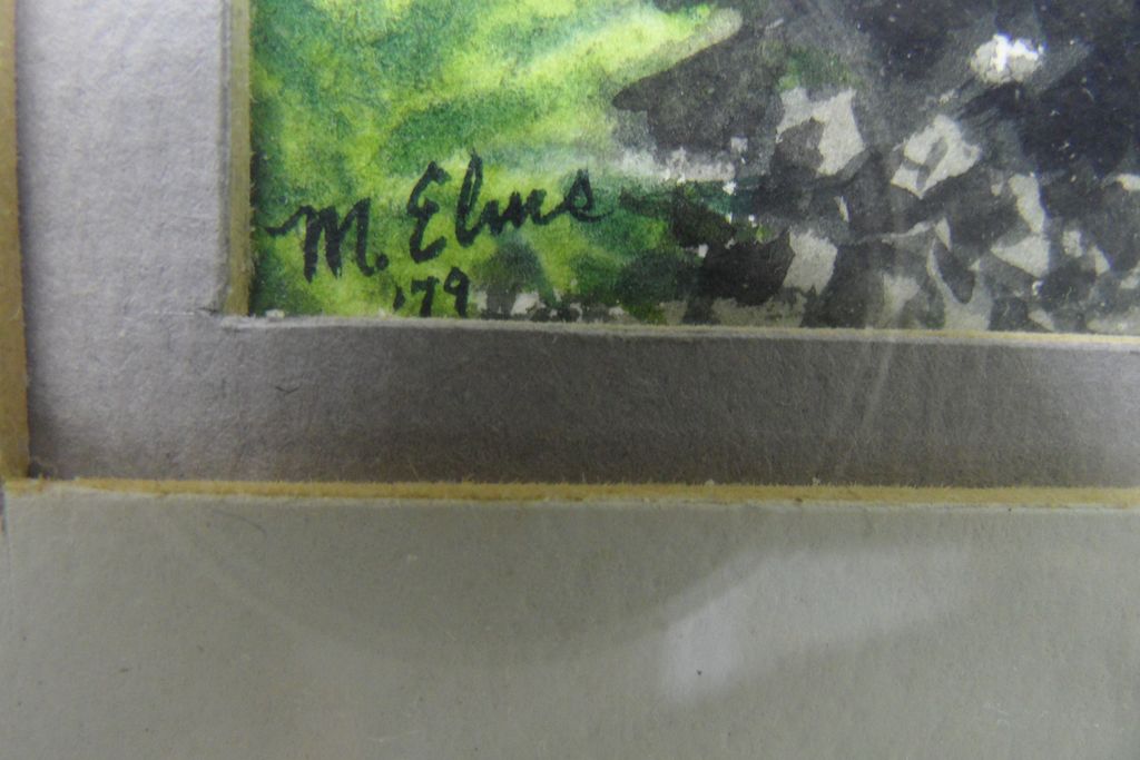 Vintage - Painting - M. Elms - 1979 Vintage - Painting - M. Elms - 1979